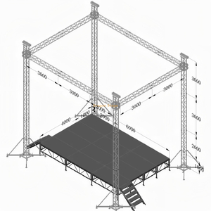 sistema profissional de alumínio do fardo do casamento & do evento da guiga de 8x6x9m