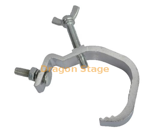 Braçadeira de luz de palco de alumínio para treliça e equipamento de iluminação (tubo de 40–55 mm)