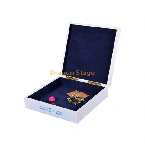KSA Jeddah Temporada Caixa de madeira fábrica personalizada Atacado personalizado piano de laca branca laser brilhante corte de madeira mdf caixa de madeira