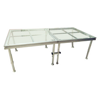 palco de plexiglass