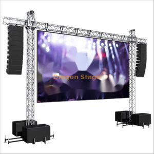  Treliça de treliça de alumínio treling para tela e alto -falantes LED 14x7m