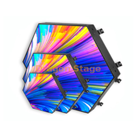 Publicidade de marketing de shoppings LED LED HEXAGON Display