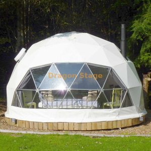 Factory White PVC PVC Outdoor Glamping Luxury Bunda para evento