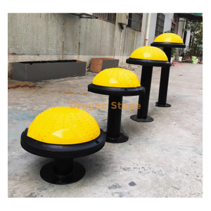 Ninja Extreme Challenge Obstacle High Low Jump Island em amarelo