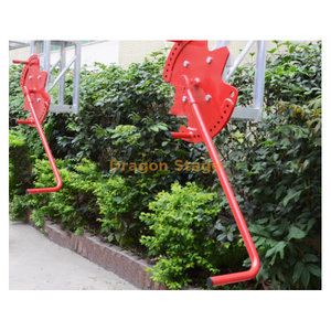 Frisbee de manivela à mão quebra -o vermelho