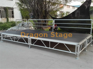 10x9m Aluminium Customized Design Stage com 2 escadas 