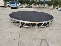 4m Diâmetro 1,2-2m de altura Round Hurch Church Stage Design 2020