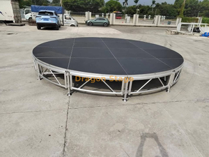 4m Diâmetro 1,2-2m de altura Round Hurch Church Stage Design 2020