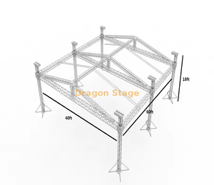 Treling de iluminação de acumulação de eventos de alumínio ao ar livre 60x40x18ft
