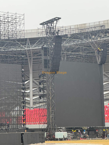 Torre de alto -falante de aço pesado 18m para concerto ao ar livre