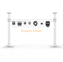 Sistema de treliça de poste de liga de alumínio 7x7m | Equipamento móvel de LED e iluminação de palco