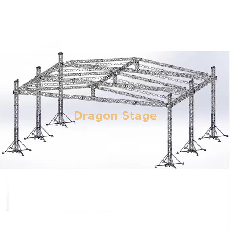 20x15x10m Sistema de treliça de telhado de inclinação móvel para eventos