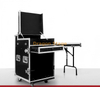 Armário de rack de caixa de voo profissional 12U / 16U para equipamento de áudio