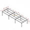 Ninja Warrior Obstacle Treinamento Físico Trels Frame 20x6x3m