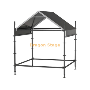 Torre modular de produção FOH frontal da casa – Estação de controle profissional de som e iluminação para concertos