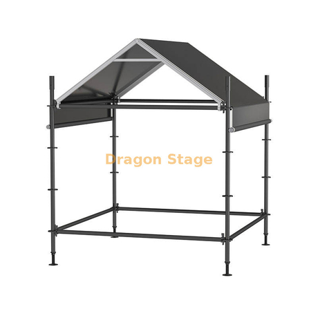 Torre modular de produção FOH frontal da casa – Estação de controle profissional de som e iluminação para concertos