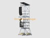 Line Array Ringlock de 10 m e torre de suspensão com tela LED com 4 plataformas de trabalho e reator