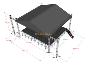 Trels de telhado de concerto ao ar livre 10x10x6m