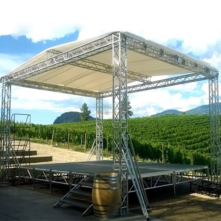 Palco externo pequeno de alumínio personalizado para concerto