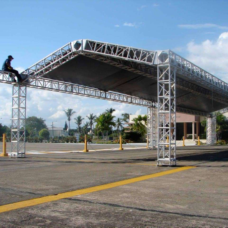 Treliça de iluminação triangular de alumínio de qualidade para eventos
