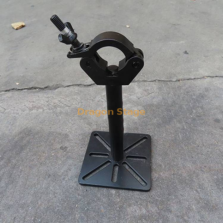 Adaptador de alumínio do painel do quadro da tela do diodo emissor de luz da barra do fardo para painéis com parafusos com braçadeira para a pilha à terra do tubo de 50mm ou a instalação do teto