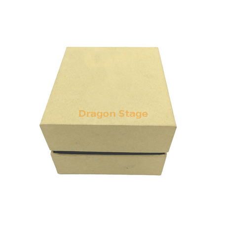 Apresentação clara e clara personalizada Big Packaging Gift Hand-Watch-Box Eco reciclado Kraft Shipping Paper Box para relógio