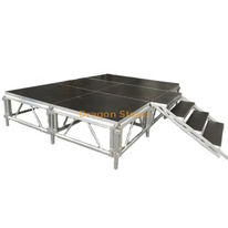Alumínio portátil de 4x4ft Mini Stage Platform para show 3.66x2.44m altura 0,6-1m