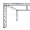 Global Truss 20'x20 'Fazenda de troca / sistema de exposições - Truss modular F34 com cantos de bloco de junção universal e feixe central