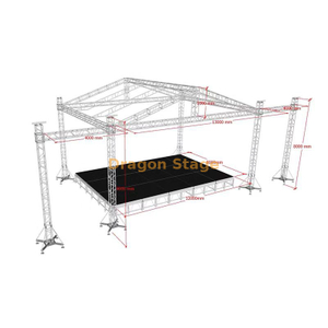 ALUMINA EVENTO DE EVENTO DE FESTO TRUSS Stage 13x9x8m