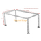 Sistema de treliça triangular de alumínio 40x20x10 pés - Equipamento de iluminação de palco modular profissional de 12 m