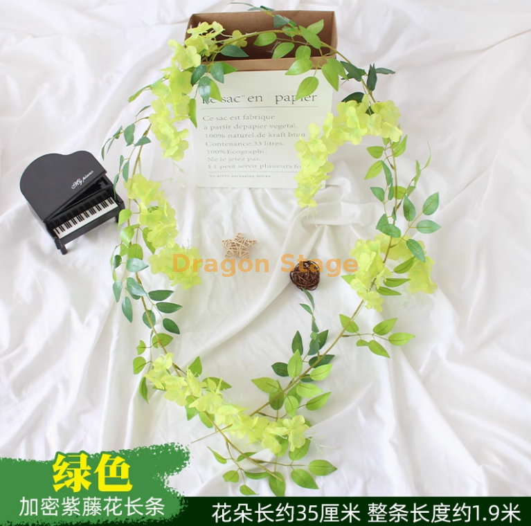 条荧光绿 绿色加大紫藤 1 条