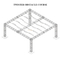 6x6x3m Curra de obstáculos Ninja