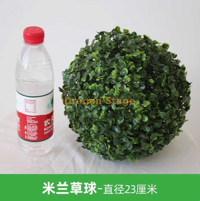 Planta de planta de planta bola Milão Ball Plástico Planta Verde Decoração de teto