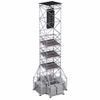 Torre suspensa Ringlock Line Array de 14 m de altura com 4 plataformas de trabalho, lastro e telhado à prova d'água