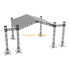 Sistema profissional de telhado de guarda-sol plano profissional de 10x8x6m com asas PA