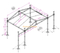 Treliças de telhado de alto-falante Gentry Stage para venda 11x9m Altura 8m Asas de alto-falante 3m