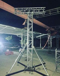 Treliça de iluminação de suporte de solo de alumínio
