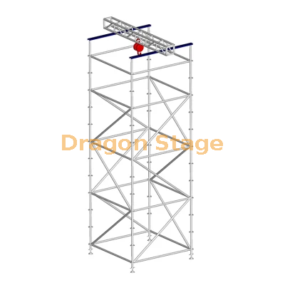 Treliça Ringlock para Line Array com Talha 12m