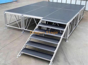 Plataforma de equipamento de palco de concerto 14x6m