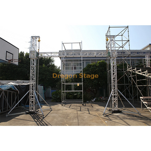Treliça de display LED para palco de concerto ao ar livre 9x6m 