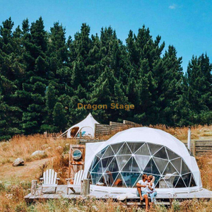 Campo transparente ao ar livre tenda à cúpula do jardim à prova d'água