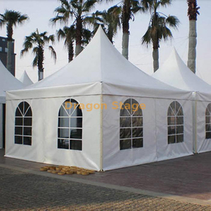 Evento de casamento ao ar livre à prova d'água 8x8 tenda branca dossel