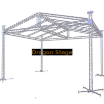 Palco exterior de alumínio 10x8x6m do telhado do concerto do evento