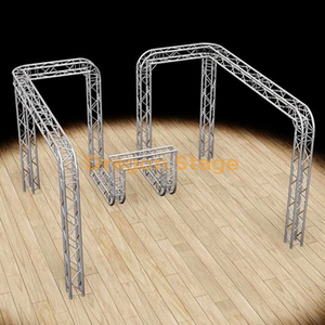 Global Truss 16'x15'x10 'Sistema de Exposição / Sistema de Exposições - Truss de caixa F34 modular com cantos redondos e quiosques construídos