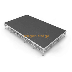 Concerto para eventos de desempenho profissional 4*4ft Stage Platform 15.86x6.1m