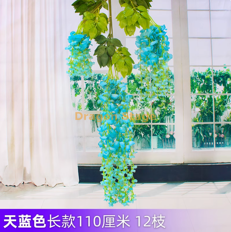 长款天蓝色 （（12 枝）