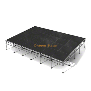 plataforma móvel ajustável portátil feita sob encomenda 4.88x7.32m da fase de 4x4ft