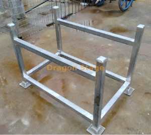 Rack de armazenamento de andaimes Ringlock para serviços pesados ​​| Palete de armazenamento de andaime de aço galvanizado
