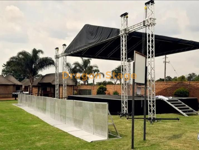 Trels de telhado de concerto ao ar livre 10x10x6m
