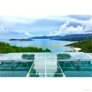 Estágio de piscina de acrílico para eventos de casamento 12 peças